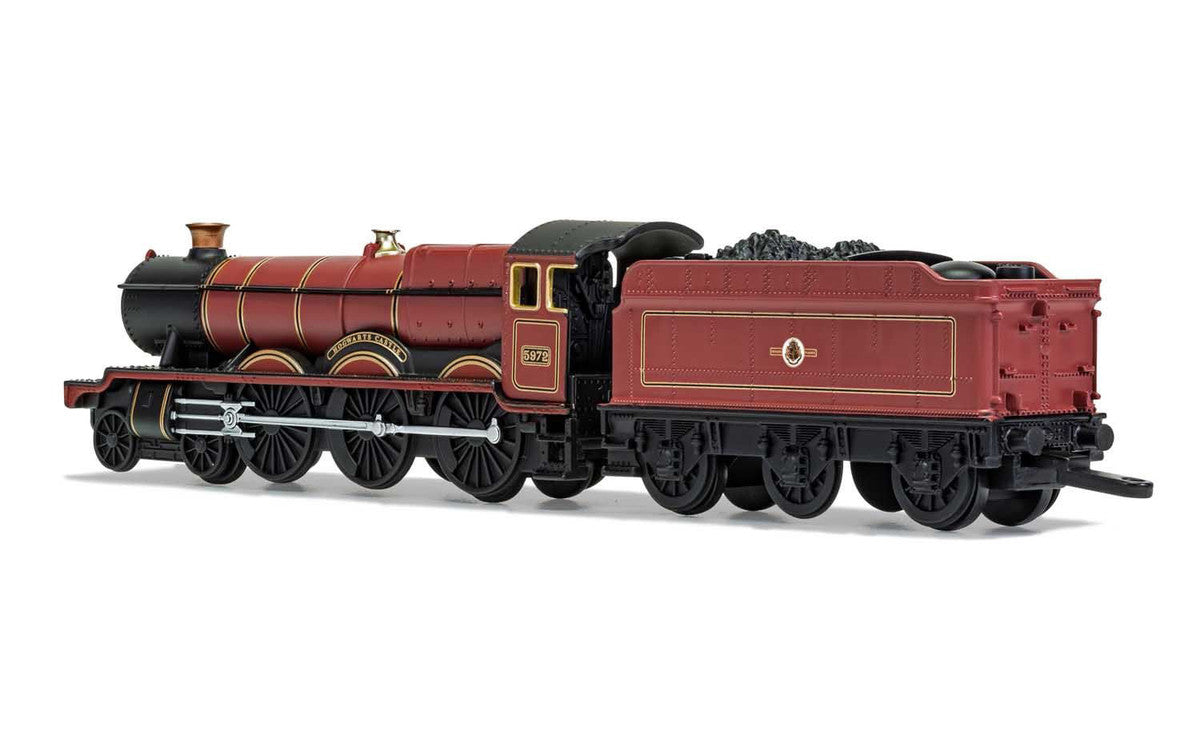 Hogwarts Express Locomotive with Coal Train Car "Harry Potter" Movie Series 1/100 Diecast Model by Corgi Corgi