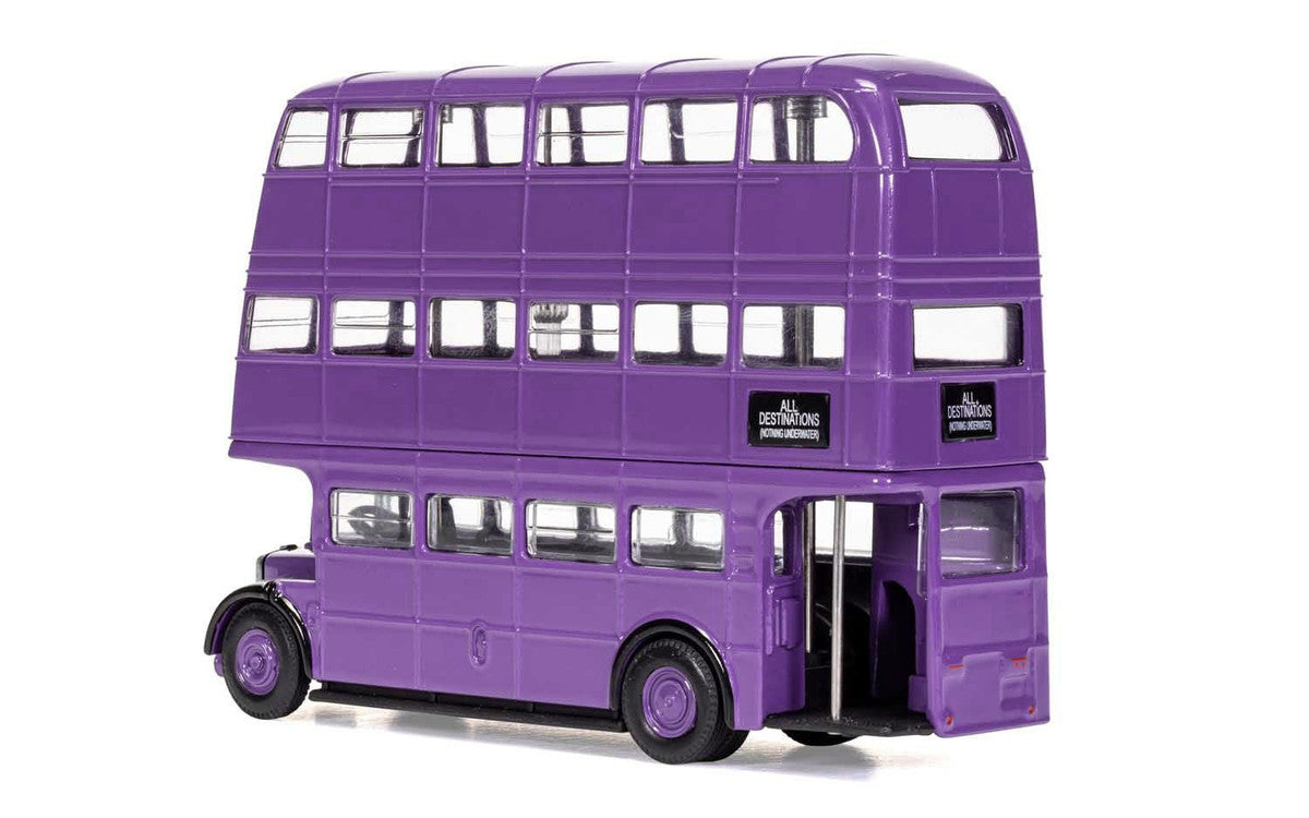 "Knight Bus" Triple Decker Bus Purple "Harry Potter" Movie Series Diecast Model by Corgi Corgi