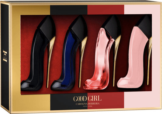 Carolina herrera 4 * 7 ml eau de parfum mini set: good girl blush + very good girl + good girl + very good girl elixir W2B
