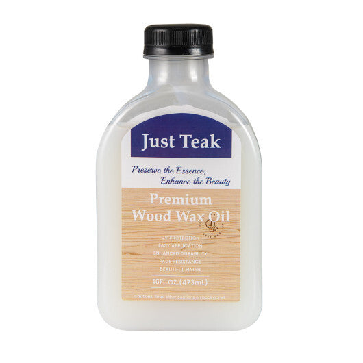 Wood Wax Oil for Outdoor and Indoor Furniture Teak Care Kit to Restore and Protect Wood W2B