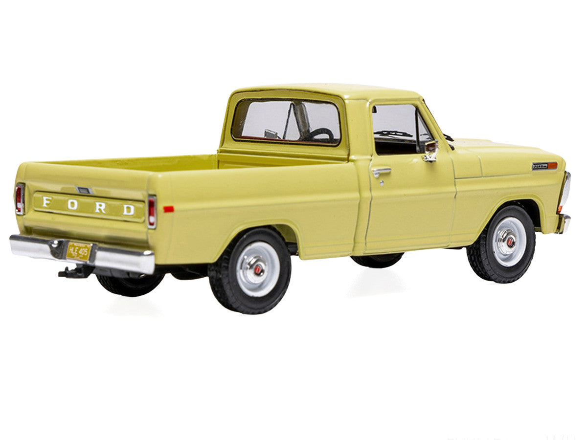 1970 Ford F-100 Pickup Truck Yellow 1/43 Diecast Model by IXO Models-1