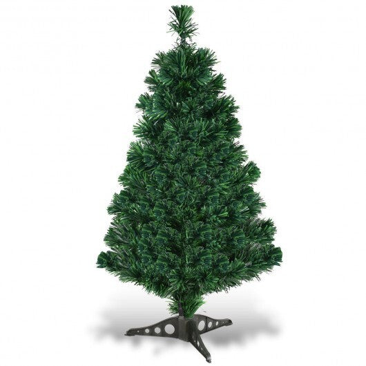 3' / 4' / 5' / 6' Fiber Optic Artificial PVC Christmas Tree-6 ft W2B