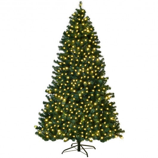 7 Feet PVC Artificial Christmas Tree with LED Lights-7 ft W2B