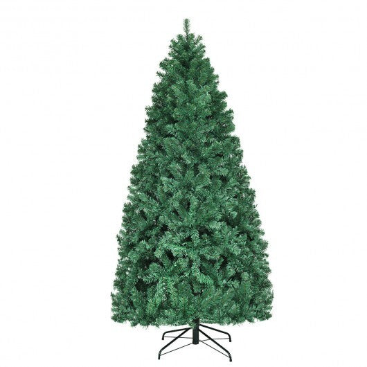 7 Feet PVC Artificial Christmas Tree with LED Lights-7 ft W2B