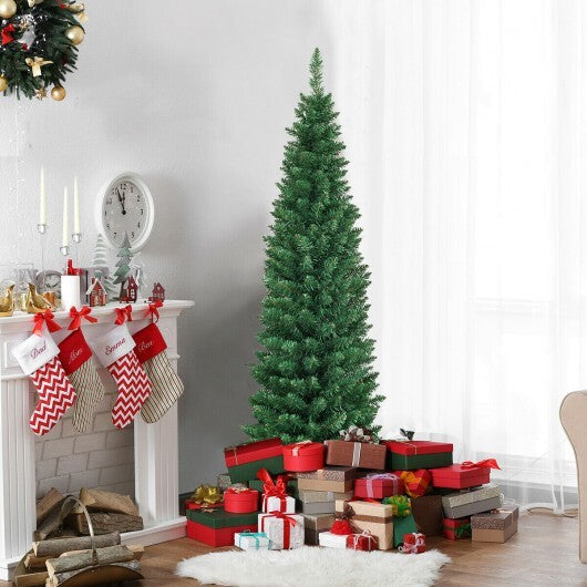 PVC Artificial Slim Pencil Christmas Tree-9 Feet W2B