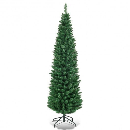 PVC Artificial Slim Pencil Christmas Tree-9 Feet W2B