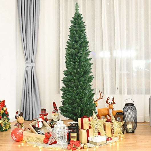 PVC Artificial Slim Pencil Christmas Tree-9 Feet W2B