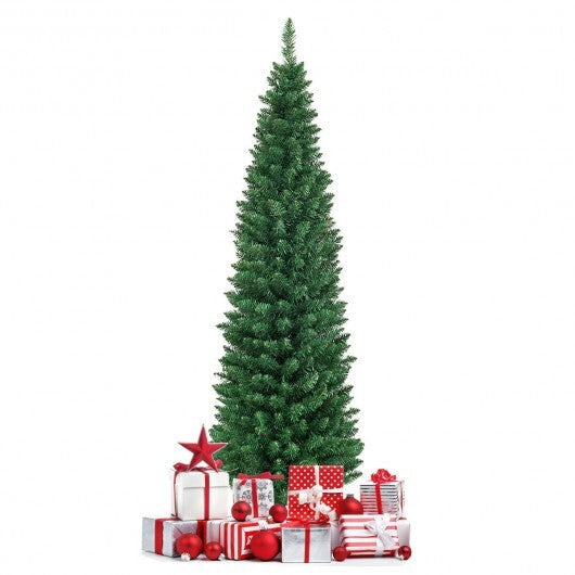 PVC Artificial Slim Pencil Christmas Tree-9 Feet W2B