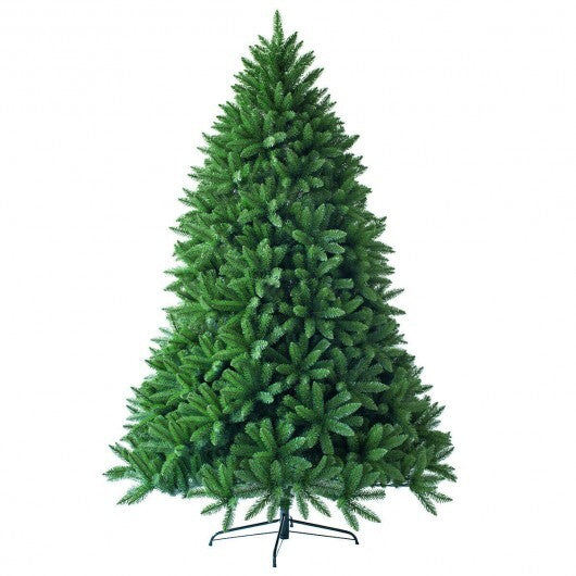 6 Feet Unlit Artificial Christmas Tree with 1250 Branch Tips W2B
