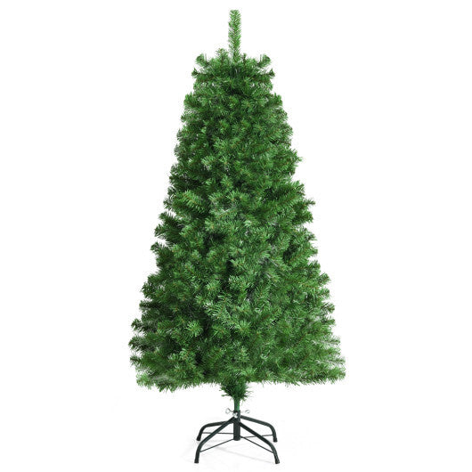 Pre-lit Multi-Colored Fiber Optic Spruce Artificial Christmas Tree-7 ft