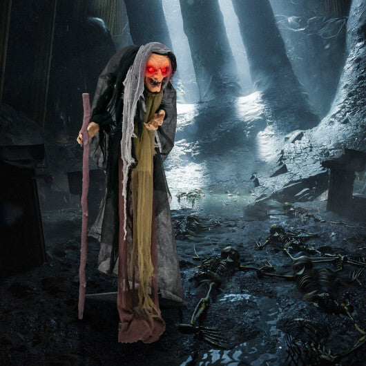 Life Size Animatronic Witch with Pre-Recorded Phrases W2B
