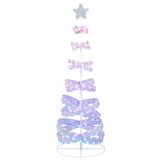 7 Feet Outdoor Spiral Christmas Tree for Party  Xmas New Year Decoration W2B