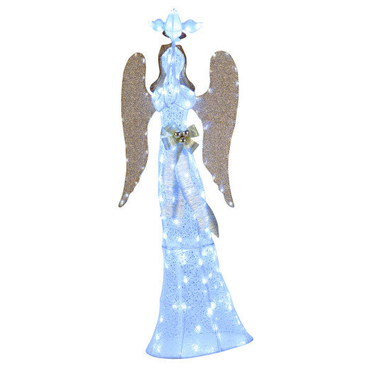 3D Lighted Angel Christmas Decoration 5.5 FT Halo Angel W2B