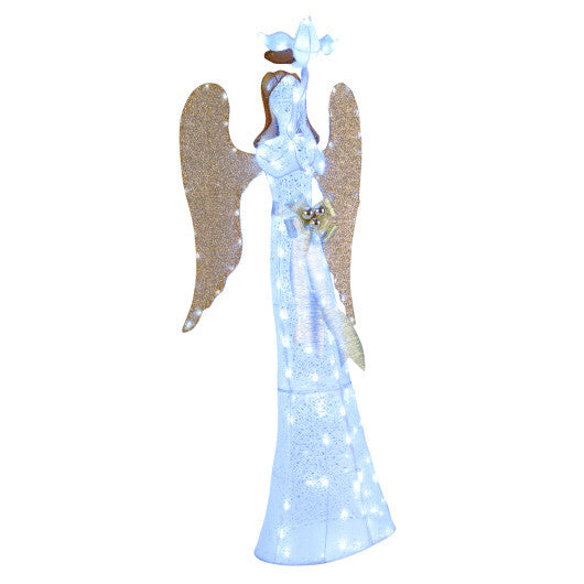 3D Lighted Angel Christmas Decoration 5.5 FT Halo Angel W2B