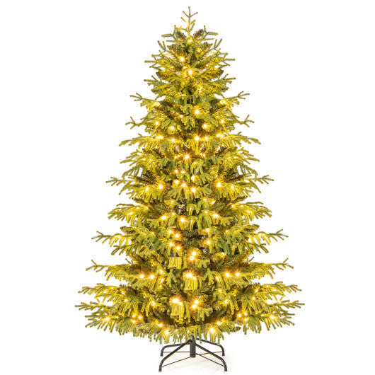 Artificial Christmas Tree with LED Lights and PVC Mixed Branch Tips-7 W2B