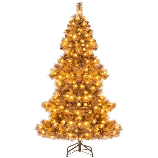 6 Feet Artificial Christmas Tree with 493 Branch Tips for Home Office Carnival W2B