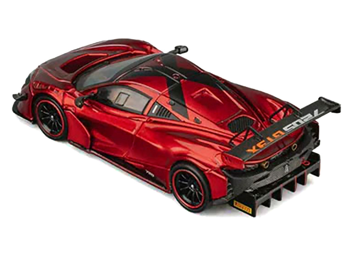 McLaren 720S GT3X Red Metallic 1/64 Diecast Model Car by CM Model-3