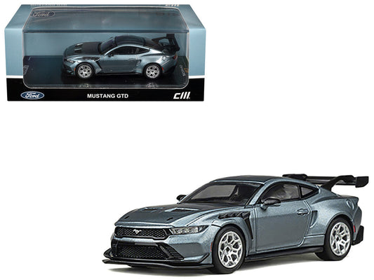Ford Mustang GTD Light Blue Metallic 1/64 Diecast Model Car by CM Models CM Models