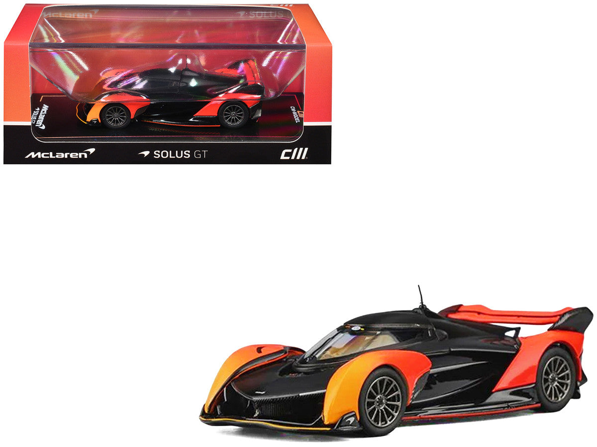 McLaren Solus GT Orange Gradient and Matt Black 1/64 Diecast Model Car by CM Models CM Models