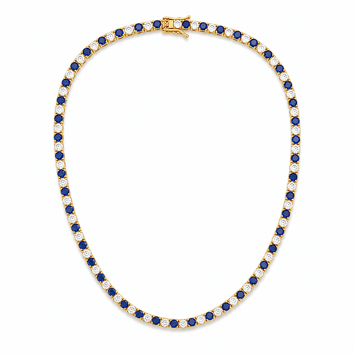 3mm CZ Tennis Bracelet – Color Stone & Clear Bezel Bracelet MIA J