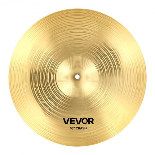 Cymbal Pack, 6 Pieces Cymbals for Drum Set, Alloy Cymbals Drum Set Includes 14-inch Hi-Hats, 16-inch Crash, 18-inch Crash, 20-inch Ride, 10-inch Splash, 16-inch China, Drumsticks & Cymbal Bag W2B