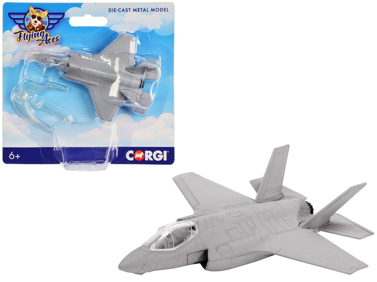 Lockheed Martin F-35 Lightning Fighter Aircraft "Flying Aces" Series Diecast Model by Corgi-0