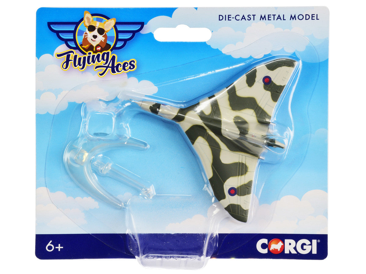 Avro Vulcan Strategic Bomber Aircraft "RAF" "Flying Aces" Series Diecast Model by Corgi Corgi