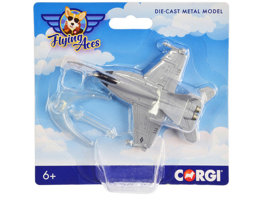 Boeing F/A-18 Super Hornet Fighter Aircraft "USAF" "Flying Aces" Series Diecast Model by Corgi Corgi
