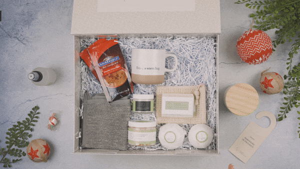 Sending MOM a BIG hug Luxury Gift Spa Set - Full on Pampering for Mother's day Lizush soap