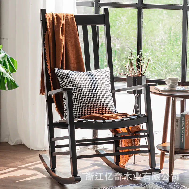 Outdoor Rocking Chair - Solid Wood American Style Best YouTube Store