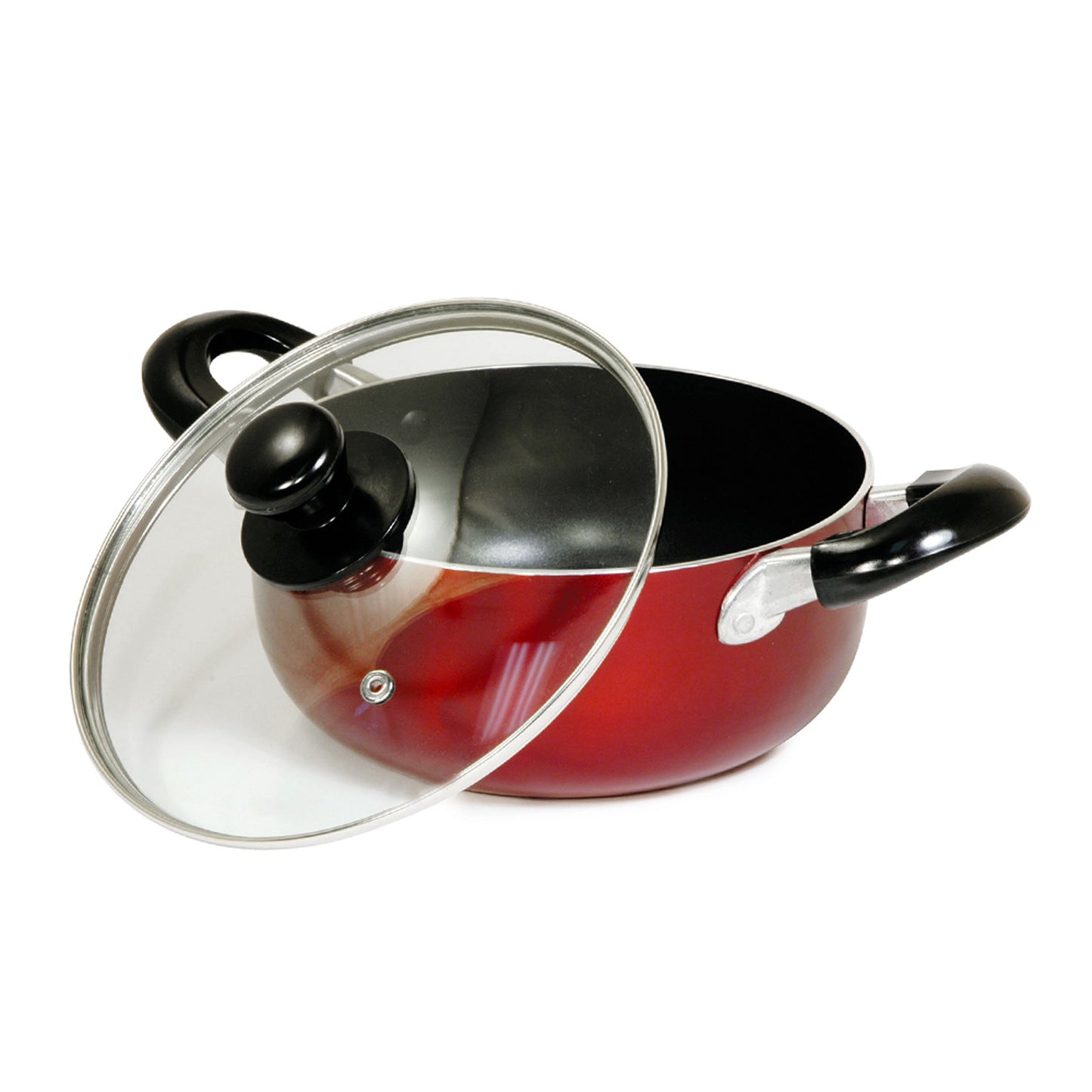 Better Chef 13 Quart Aluminum Dutch Oven in Red