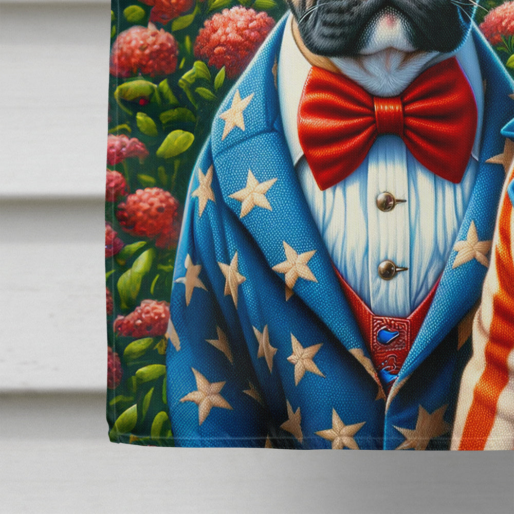 All American French Bulldog House Flag Caroline's Treasures