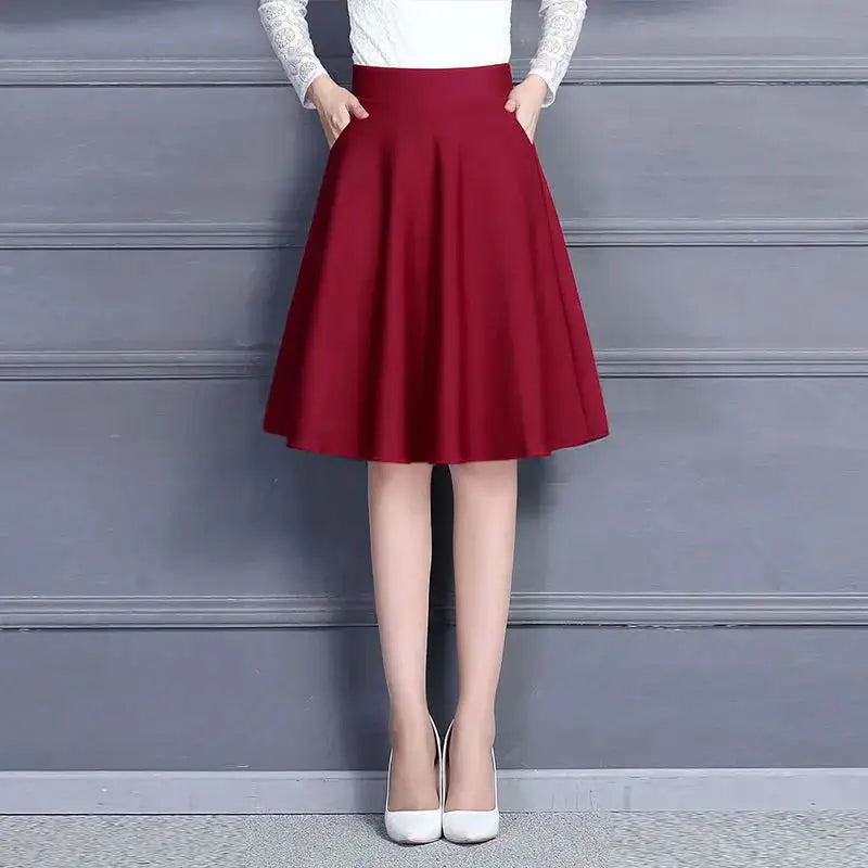 Elegant Skirt with Pockets