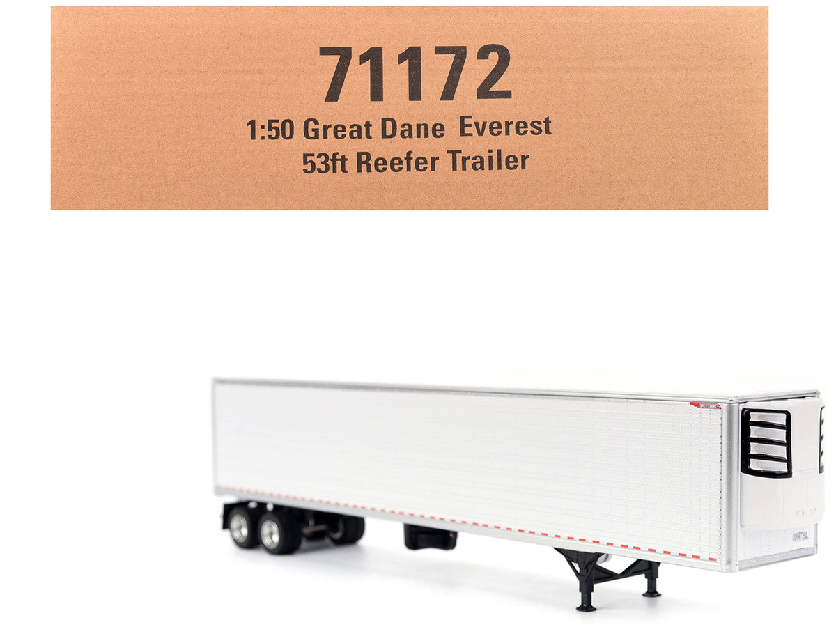 Great Dane Everest 53ft Refrigerated Trailer White "Transport Series" 1/50 Diecast Model by Diecast Masters Diecast Masters