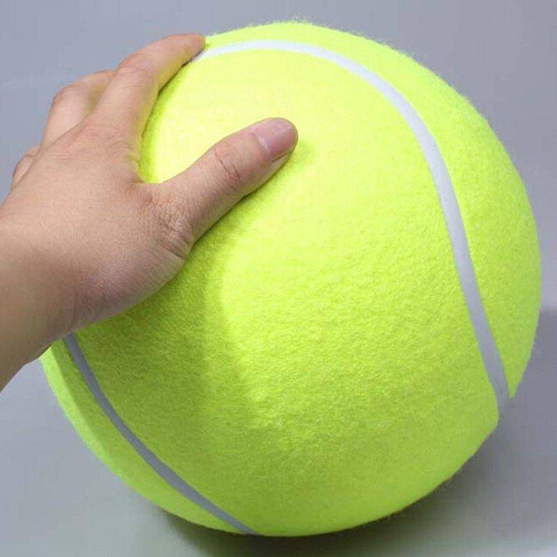 Jumbo Tennis Ball Threaded Pear