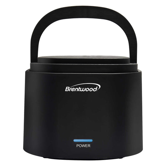 Brentwood 0.6L Portable Leakproof Electric Lunch Box in Black W2B