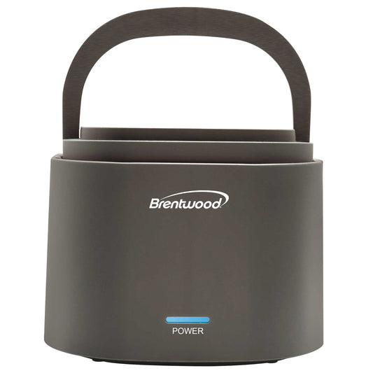Brentwood 0.6L Portable Leakproof Electric Lunch Box in Gray W2B