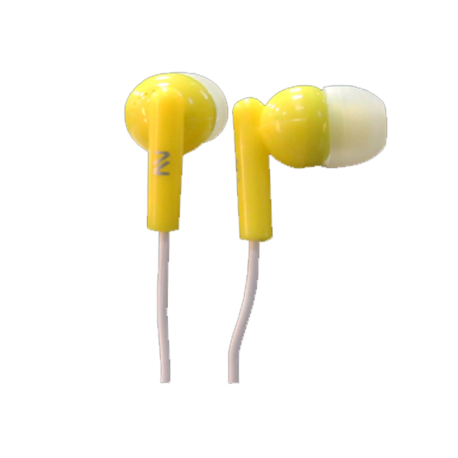 Nutek Stereo Earbuds in Yellow W2B