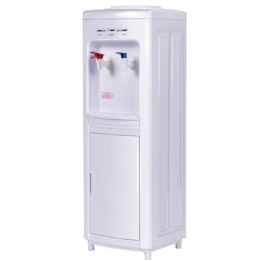 5 Gallons Hot and Cold Water Cooler Dispenser with Child Safety Lock W2B