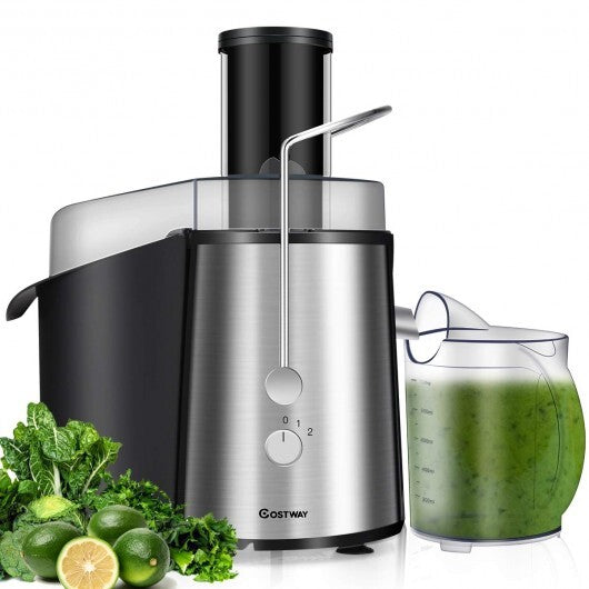 2 Speed Electric Juice Press for Fruit and Vegetable - Color: Silver W2B