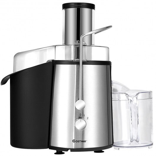 2 Speed Electric Juice Press for Fruit and Vegetable - Color: Silver W2B