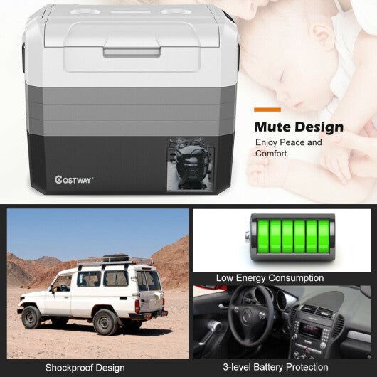 58 Quart Portable Electric Camping Car Cooler W2B