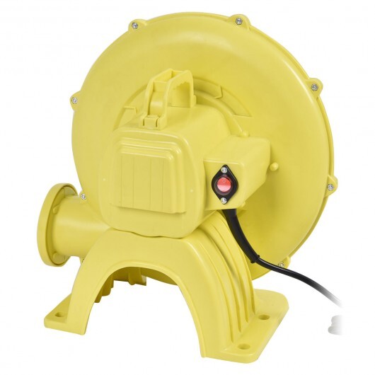 480 W 0.6 HP Air Blower Pump Fan for Inflatable Bounce House - Color: Yellow W2B