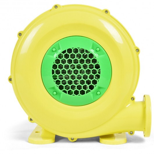 480 W 0.6 HP Air Blower Pump Fan for Inflatable Bounce House - Color: Yellow W2B