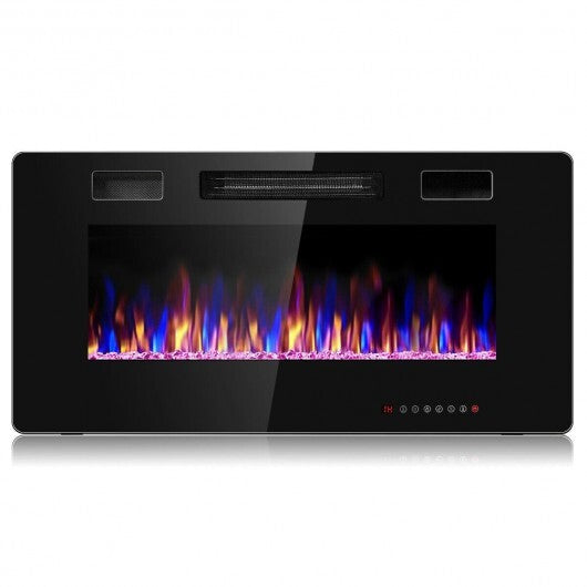 36 Inch Ultra Thin Wall Mounted Electric Fireplace W2B