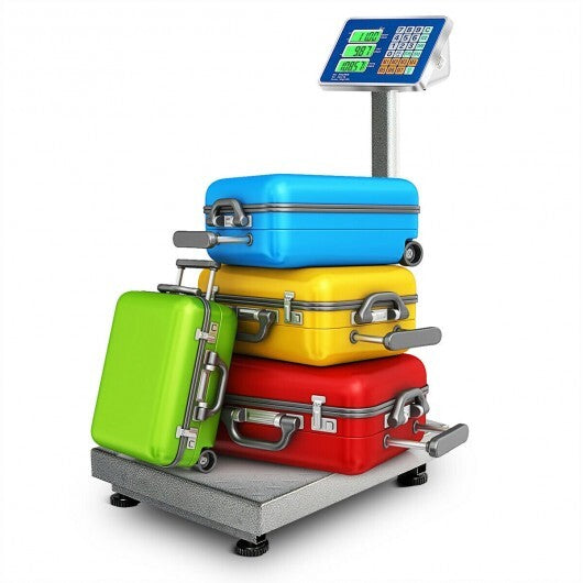 660 lbs Weight Platform Scale Digital Floor Folding Scale - Color: Silver W2B