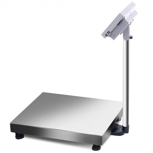 660 lbs Weight Computing Digital Floor Platform Scale - Color: White W2B