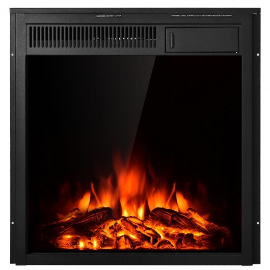 22.5 Inch Electric Fireplace Insert Freestanding and Recessed Heater W2B