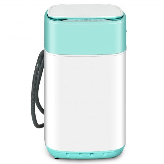 8lbs Portable Fully Automatic Washing Machine with Drain Pump-Pink W2B