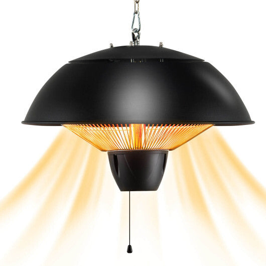 1500W Electric Patio Heater with IPX4 Waterproof W2B